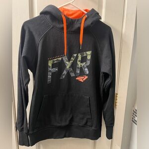 Black and Orange Women’s Hoodie